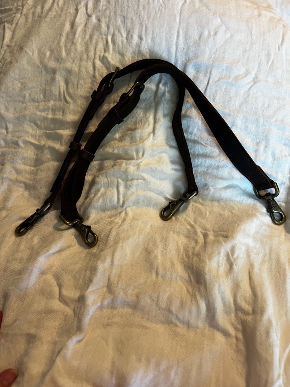 Nena & Co Handcrafted Mexican Wool and Leather Medium Day Bag - Picture 7 of 9